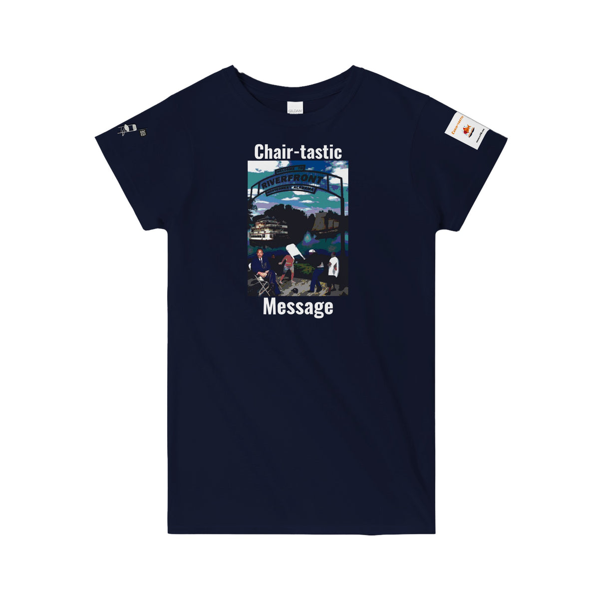 Montgomery Brawl - T-shirt classique à col rond pour femmes Chair-tastic