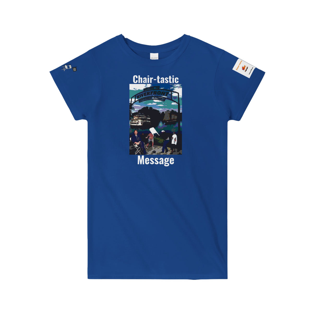 Montgomery Brawl - T-shirt classique à col rond pour femmes Chair-tastic
