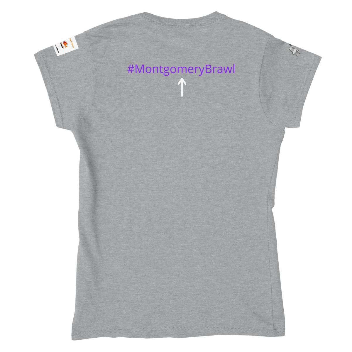 Montgomery Brawl - T-shirt classique à col rond pour femmes Chair-tastic