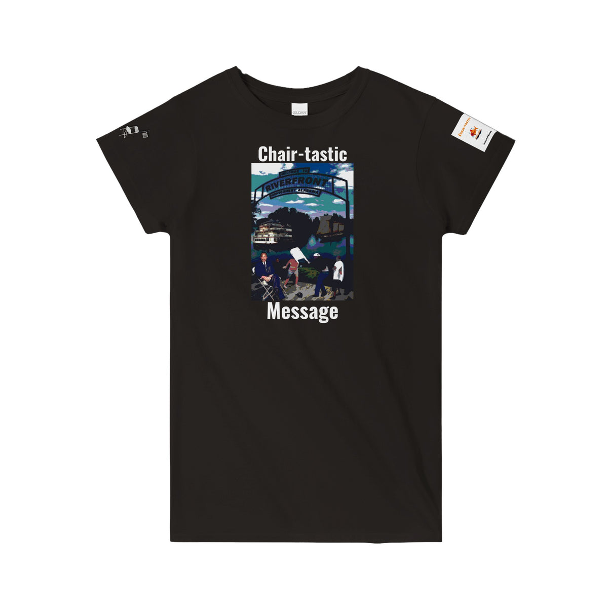 Montgomery Brawl - T-shirt classique à col rond pour femmes Chair-tastic