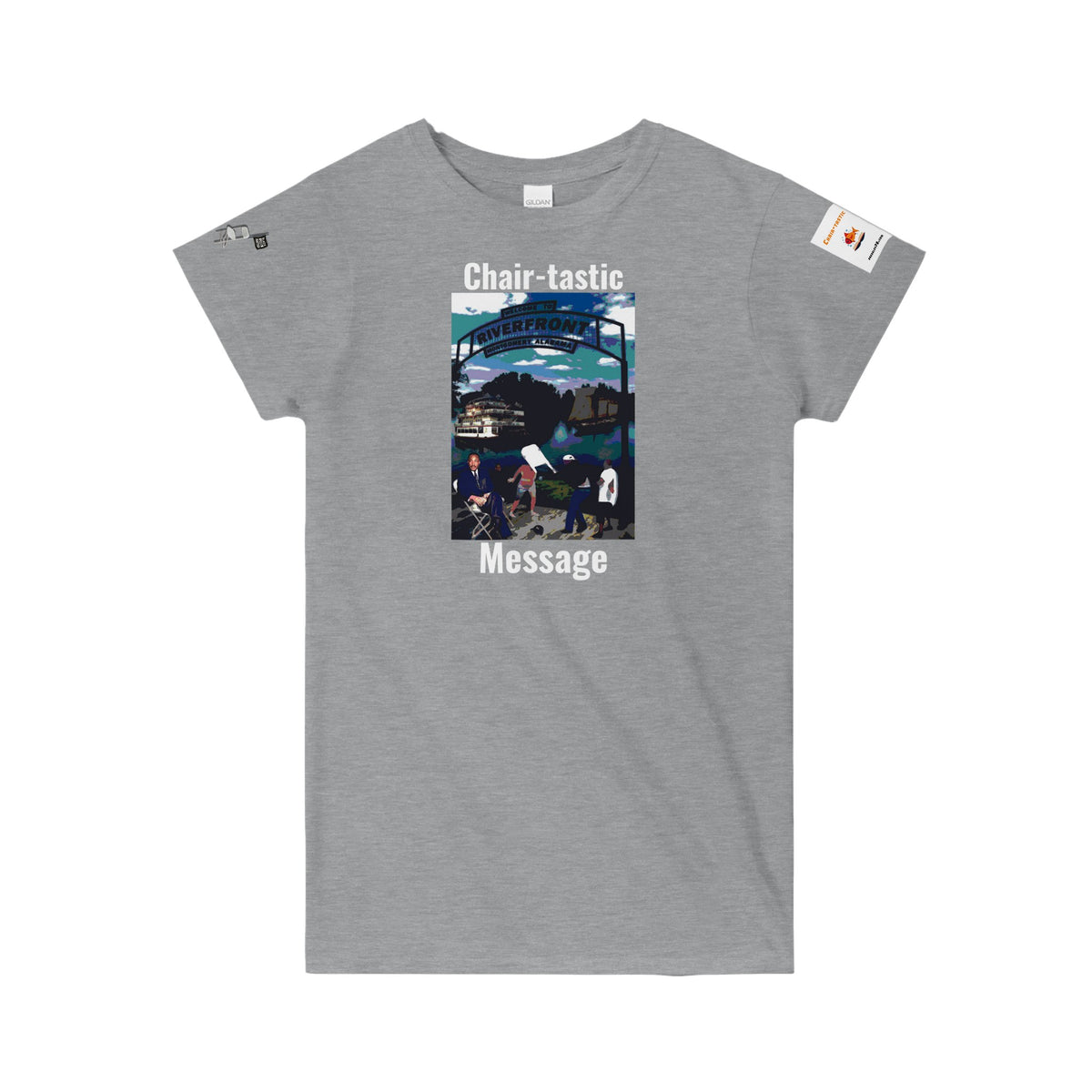 Montgomery Brawl - T-shirt classique à col rond pour femmes Chair-tastic