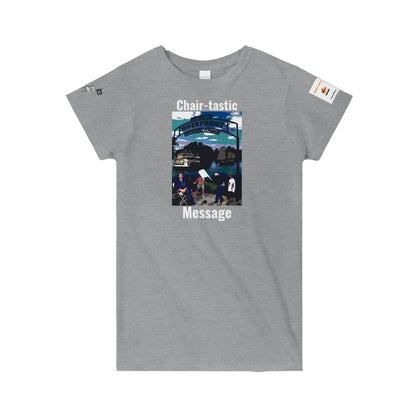 Montgomery Brawl - T-shirt classique à col rond pour femmes Chair-tastic