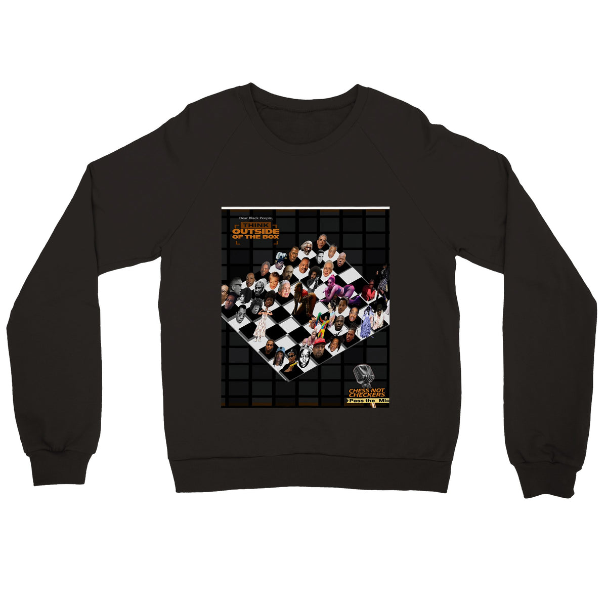 [Unisex] Premium "Chess Not Checkers" Crewneck T-shirt - Premium Unisex Crewneck Sweatshirt